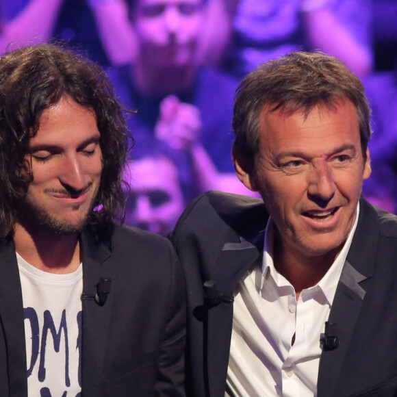 Exclusif - Jean-Luc Reichmann joue avec Xavier Mercier au profit de l'Association SOS Addictions - Enregistrement à l'occasion des 15 ans de l'émission "Qui veut gagner des millions ?" sur TF1 au studio Carrère A de La Plaine Saint-Denis. le 31 aout 2015.