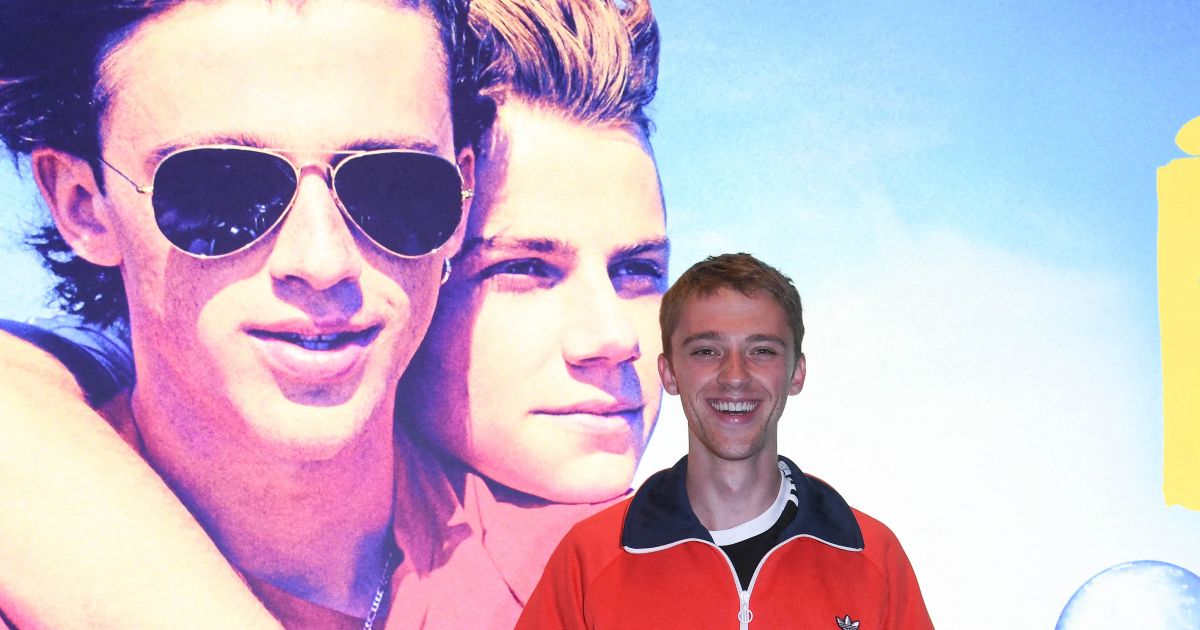 Benjamin Voisin lors du photocall du film Été 85 au cinéma MK2 à Paris le 13 juillet 2020 ...