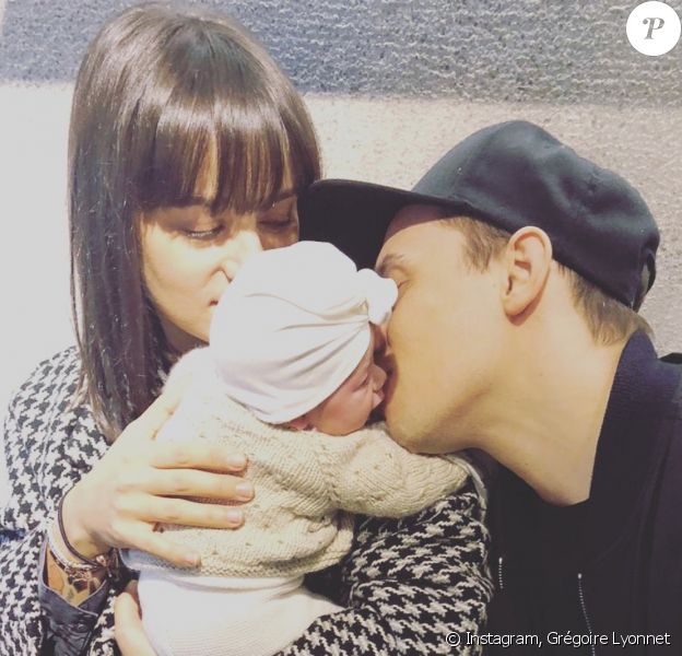 Alizée, Grégoire Lyonnet et leur fille Maggy sur Instagram. Le 1er janvier 2020.