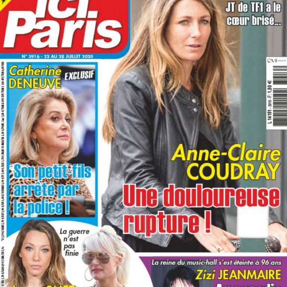 Couverture du nouveau numéro du magazine "Ici Paris" paru le 22 juillet 2020