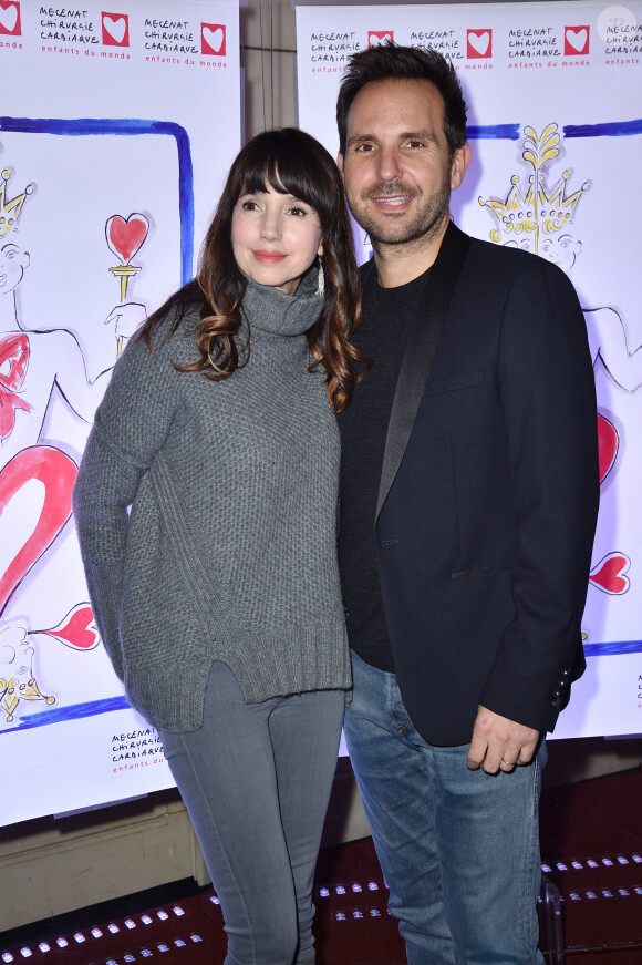 Christophe Michalak et sa femme Delphine McCarty au photocall du Gala du Coeur au profit de l'association Mécénat Chirurgie Cardiaque dans la salle Gaveau de Paris, France, le 28 janvier 2020. © Giancarlo Gorassini/Bestimage