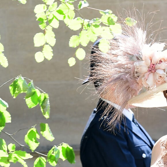 Oprah Winfrey - Les invités arrivent à la chapelle St. George pour le mariage du prince Harry et de Meghan Markle au château de Windsor, Royaume Uni, le 19 mai 2018.