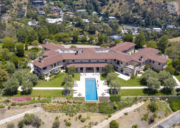 Exclusif - La villa qu'occupent le prince Harry et Meghan Markle à Beverly Hills, en Californie, depuis la mi-mars 2020.