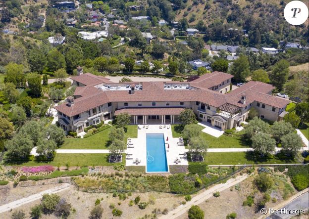Exclusif - La villa qu'occupent le prince Harry et Meghan Markle à Beverly Hills, en Californie, depuis la mi-mars 2020.
