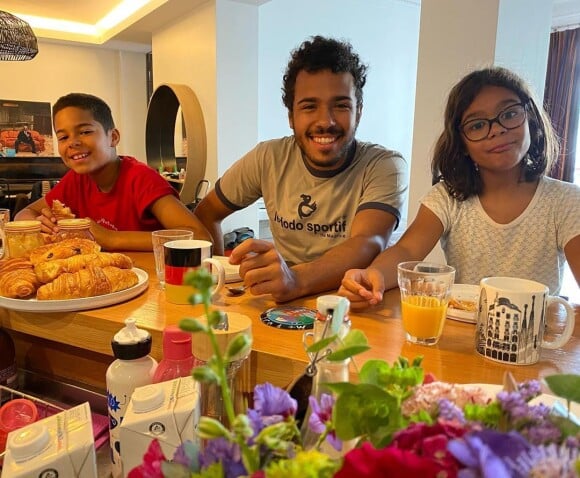 Les trois enfants de Lucien Jean-Baptiste sur Instagram, le 21 juin 2020.
