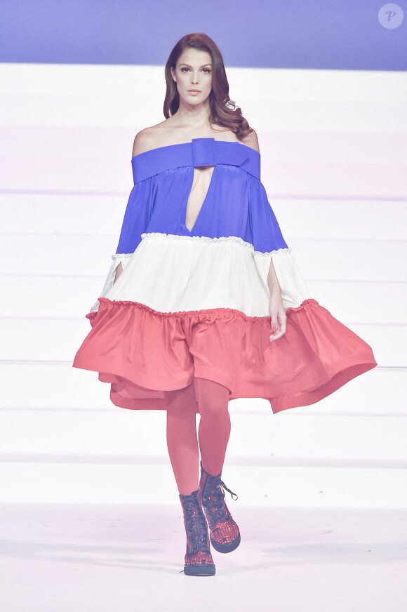 Iris Mittenaere - Défilé de mode Haute-Couture printemps-été 2020 "Jean Paul Gaultier" à Paris. Le 22 janvier 2020 Jean-Paul Gaultier
