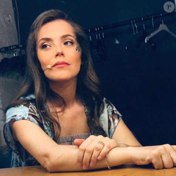 Emma Daumas avant son nouveau spectacle "L'art des naufrages", octobre 2019