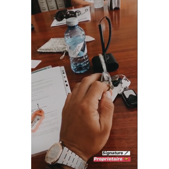 Rachel Legrain-Trapani et Valentin Leonard ont acheté un appartement en Espagne. Juillet 2020.