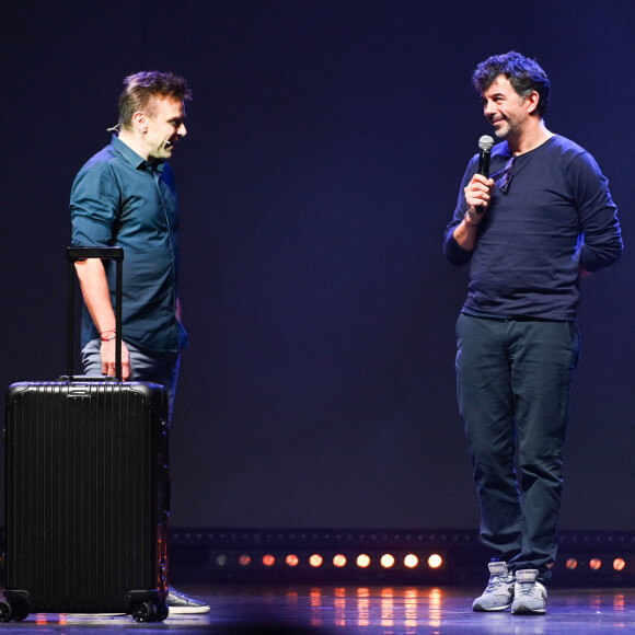 Exclusif - Jeanfi Janssens, Stéphane Plaza - Spectacle "Jeanfi Janssens atterrit à l'Olympia" à Paris le 9 janvier 2019. © Coadic Guirec/Bestimage