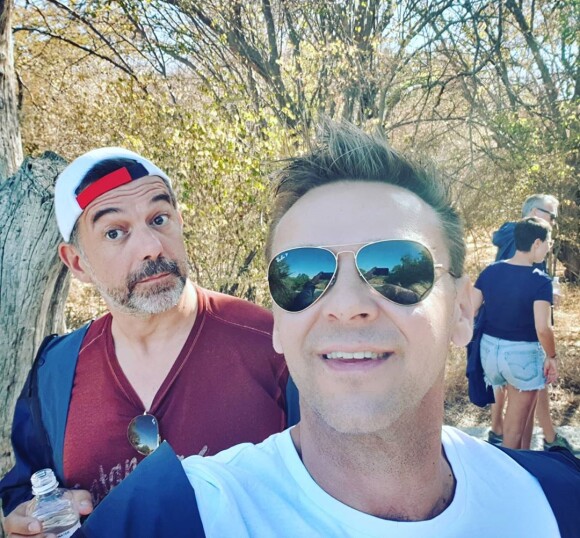 Stéphane Plaza avec Jeanfi Janssens, le 9 juin 2020, sur Instagram