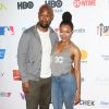 Sonequa Martin-Green, Kenric à la soirée Stand Up To Cancer 2016 TV Special au Walt Disney Concert Hall à Los Angeles, le 9 septembre 2016