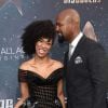 Sonequa Martin-Green et son mari Kenric Green à la première de la série 'Star Trek Discovery' au théâtre Arclight à New York, le 19 septembre 2017