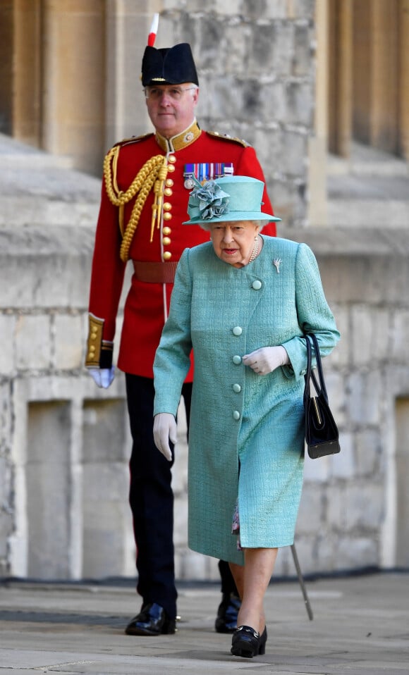 Elizabeth II célèbre son anniversaire à  Windsor, le 13 juin 2020. Photo by Toby Melville/PA Wire/ABACAPRESS.COM