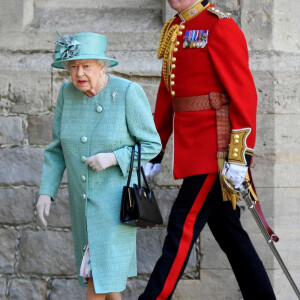 Elizabeth II fête son anniversaire à Windsor, le 13 juin 2020. 