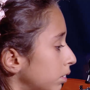 Rébécca, candidate de "The Voice Kids" saison 7 dans l'équipe de Patrick Fiori - Émission du samedi 22 août 2020, TF1