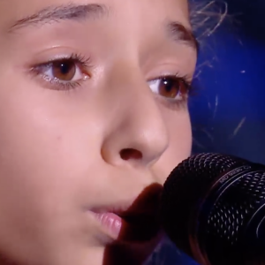 Rébécca, candidate de "The Voice Kids" saison 7 dans l'équipe de Patrick Fiori - Émission du samedi 22 août 2020, TF1