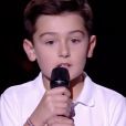 Maxime, candidat de "The Voice Kids" saison 7 dans l'équipe de Kendji Girac - Émission du samedi 22 août 2020, TF1