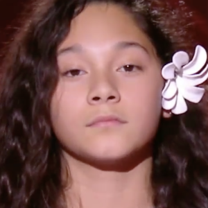 Elaia, candidate de "The Voice Kids" saison 7 dans l'équipe de Patrick Fiori - Émission du samedi 22 août 2020, TF1