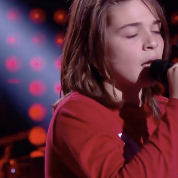 Julien, candidat de "The Voice Kids" saison 7 dans l'équipe de Patrick Fiori - Émission du samedi 22 août 2020, TF1