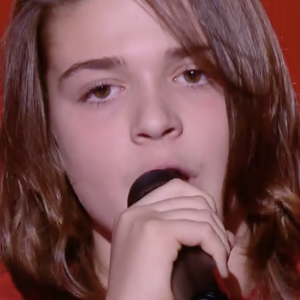 Julien, candidat de "The Voice Kids" saison 7 dans l'équipe de Patrick Fiori - Émission du samedi 22 août 2020, TF1