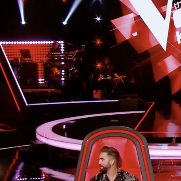 Les coachs Patrick Fiori, Jenifer, Kendji Girac et Soprano dans "The Voice Kids" saison 7 - Émission du 22 août 2020, TF1