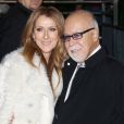 Céline Dion et son mari René Angélil arrivent à l'enregistrement de l'émission "Vivement dimanche" au studio Gabriel à Paris le 13 novembre 2013.