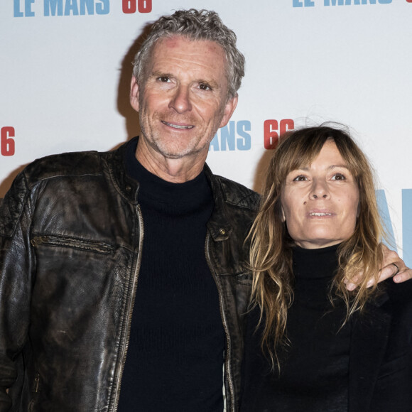 Denis Brogniart et sa femme Hortense à l'avant-première du film " Le Mans" au cinéma Gaumont Champs-Élysées à Paris, France, le 6 octobre 2019. © Olivier Borde/Bestimage