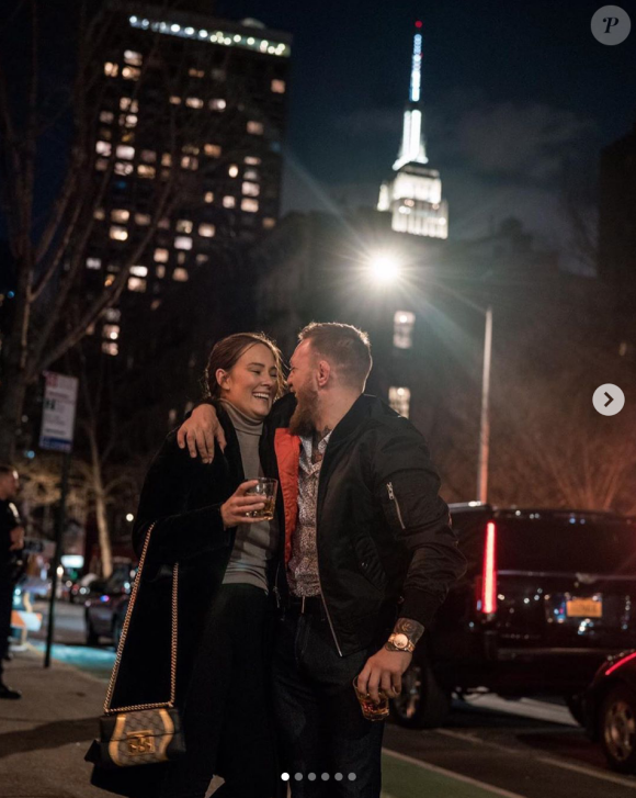 Conor McGregor et sa fiancée Dee Devlin. Juillet 2020.