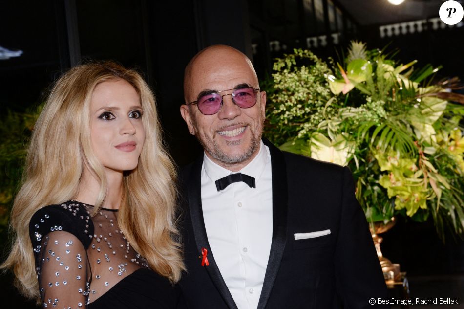 Pascal Obispo et sa femme Julie Hantson à la 17ème édition du Dîner de la mode du Sidaction au Pascal Obispo et sa femme Julie Hantson à la 17ème édition du Dîner de la mode du Sidaction au