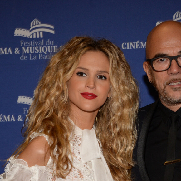 Pascal Obispo et sa femme Julie Hantson - Cérémonie de clôture de la 4ème édition le Festival du Cinéma et Musique de Film de La Baule le 12 novembre 2017. © Rachid Bellak/Bestimage