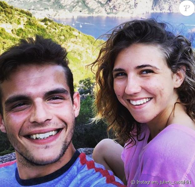 Julien Castaldi et Chiara amoureux, le 5 janvier 2020