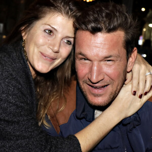 Exclusif - Benjamin Castaldi avec sa femme Aurore Aleman - Sortie livre de Valérie Bénaïm à la librairie Eyrolles à Paris le 13 octobre 2019. © Cédric Perrin /Bestimage 