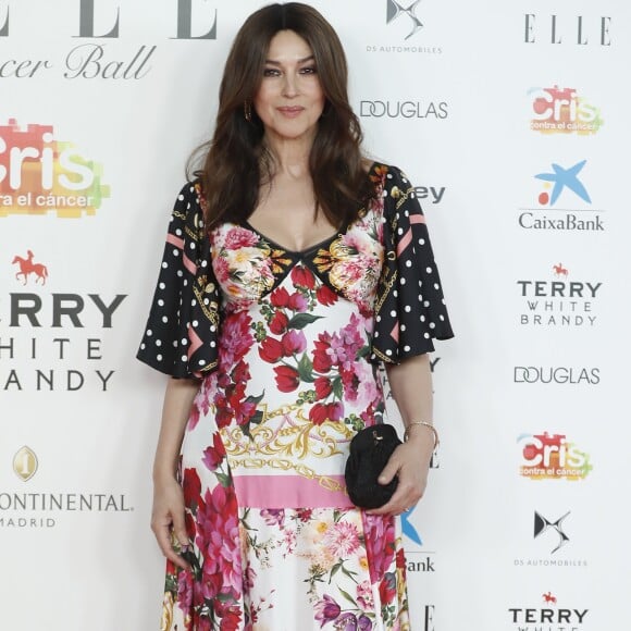 Monica Bellucci au photocall du gala de charité ELLE 2019 pour collecter des fonds pour la lutte contre le cancer à l'hôtel Intercontinental à Madrid, Espagne, le 30 mai 2019.