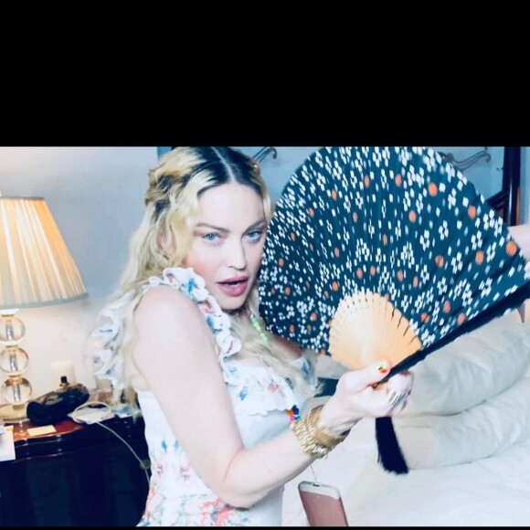 Madonna prend la pose sur Instagram pour ses 62 ans, le 16 août 2020.