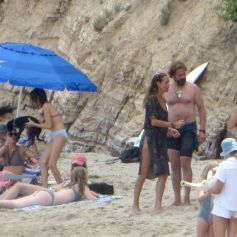 Exclusive - Gerard Butler à Malibu avec sa compagne Morgan Brown, le 31 mai 2020.