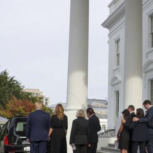 Obsèques de Robert Trump (frère de Donald Trump) à la Maison Blanche à Washington, DC. Le 21 aout 2020.