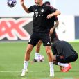 Benjamin Pavard - Entrainement suivi d'une conférence de presse de l'équipe de football du Bayern Munich avant la finale de l'UEFA Ligue des Champions à Lisbonne le 22 aout 2020.