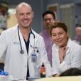 Richard Flood (Dr Hayes) Ellen Pompeo (Dr Meredith Grey) dans la saison 16 de "Grey's Anatomy".