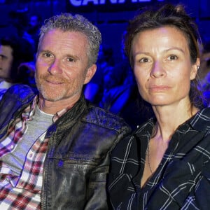 Denis Brogniart et sa femme Hortense - People au match de boxe "La Conquête" Acte 4 T.Yoka VS C.Leonet au palais des sports de Paris le 7 avril 2018 (Victoire de T.Yoka au 5 ème round) © Pierre Perusseau / Bestimage