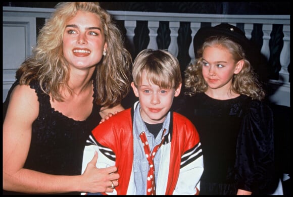 Brooke Shields et Macaulay Culkin en 1991.