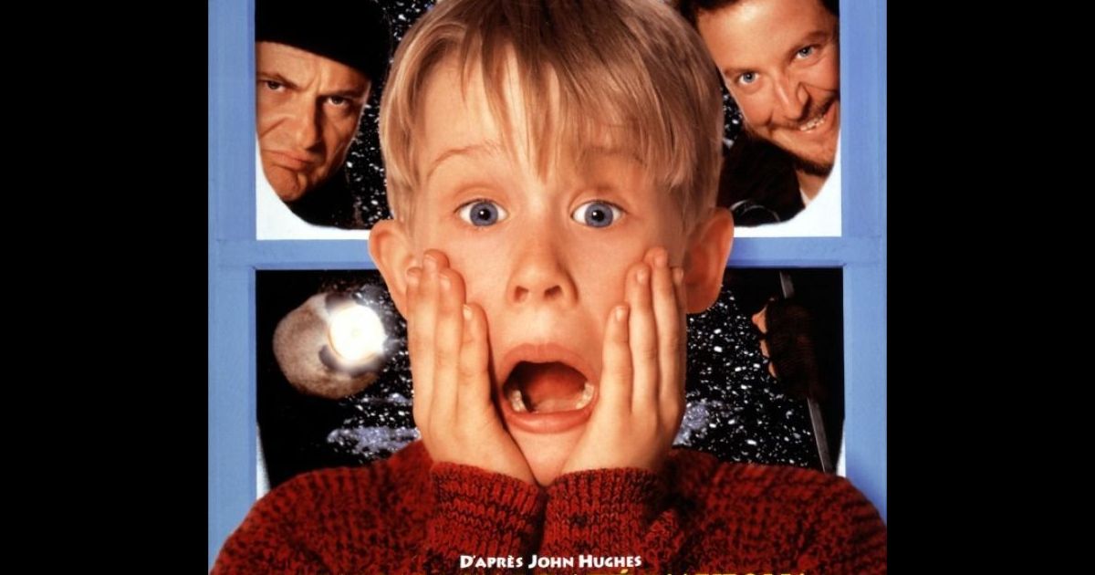 Macaulay Culkin dans le film Maman, j'ai raté l'avion ...