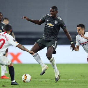 Paul Pogba - Victoire de Séville en demi-finale de la Ligue Europa face à Manchester United. Le 16 août 2020.