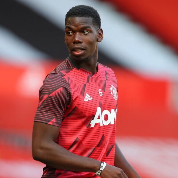 Paul Pogba - Grâce à Anthony Martial, Manchester United bat l'équipe de Sheffield Utd pour la 31 ème journée de Premier League, le 24 juin 2020 à Manchester.