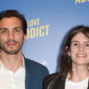 Louise Monot et son compagnon Samir Boitard - Avant-première du film "Love Addict" au cinéma Gaumont Champs-Elysées Marignan à Paris, le 16 avril 2018. © Coadic Guirec/Bestimage