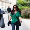 Exclusif - Marisol Nichols - Les acteurs stars de la série Netflix "Riverdale" se promènent dans les rues de Paris le 31 mai 2019.