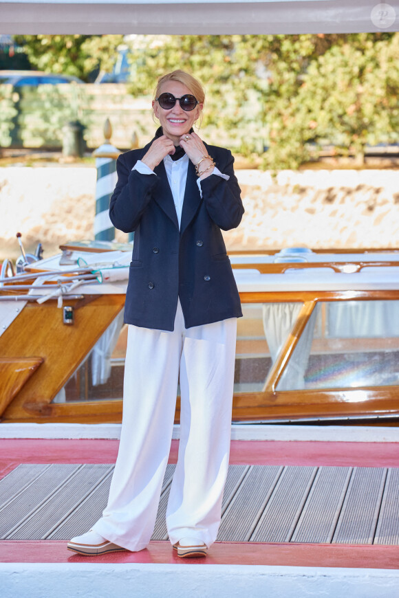 Cate Blanchett arrive à la 77ème édition du festival international du film de Venise (Mostra), le 1er septembre 2020