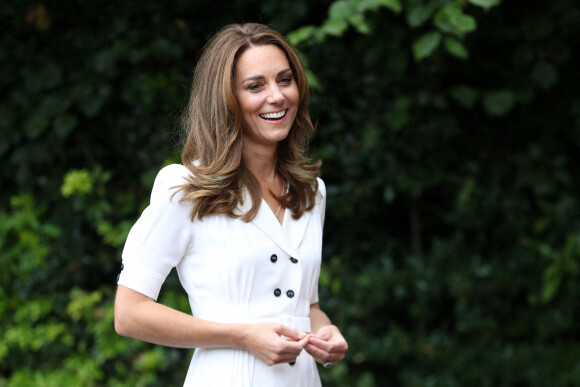 Kate Middleton joue les volontaires pour l'association Baby Basic UK à Sheffield, été 2020.