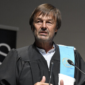 Cérémonie de remise des insignes de Docteur Honoris Causa à Nicolas Hulot lors de la rentrée académique de l'Université de Mons.