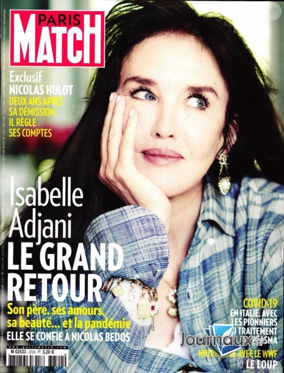 Nicolas Hulot dans le magazine "Paris Match" du 4 août 2020.