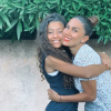 Wafa (Koh-Lanta, Mamans & Célèbres) sur Instagram avec l'une de ses filles - 2020